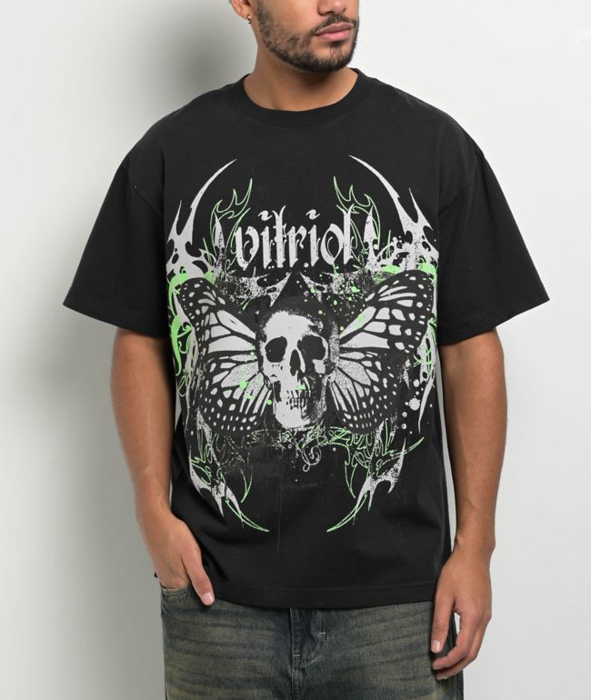Vitriol Maximal Skull Black T-Shirt - Vitriol