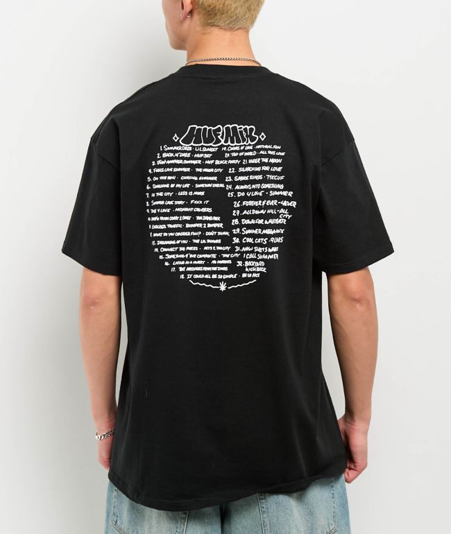 HUF Playlist Black T-Shirt - HUF