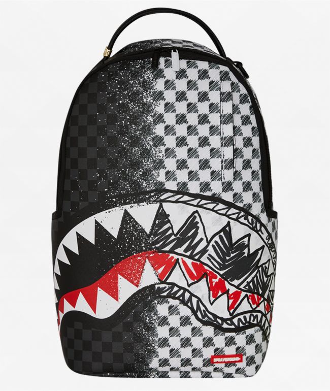 バッグ Sprayground backpack Sprayground Logo Core Black Backpack | Zumiez