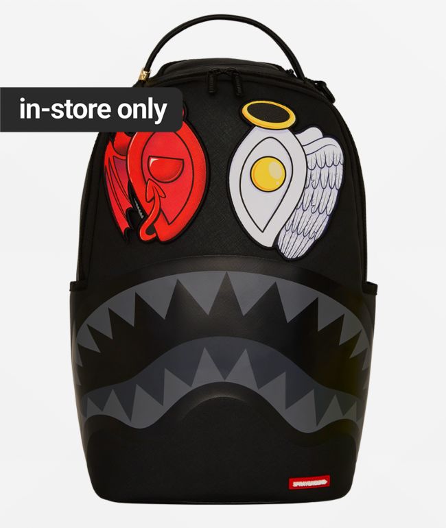 ★TOUT Y EST★ GLOSS POCKET ENAMEL BLACK FNSPK01BKF SPRAYGROUND Sharks in Paris Limited Edition 910B5825NSZ