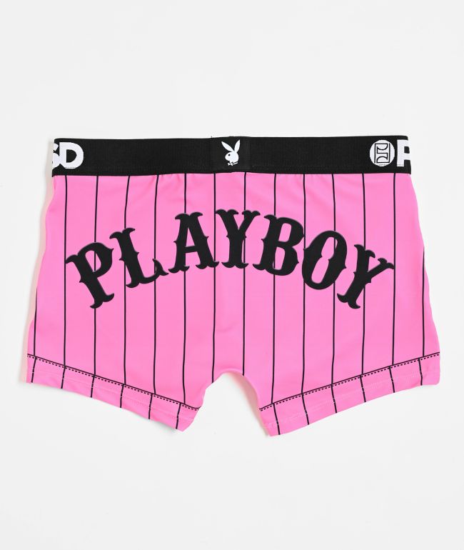 PSD x Playboy Play Ball Pink Boyshort Underwear - PSD Underwear