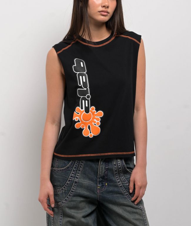 A.LAB Kaleo Black Tank Top - A.LAB