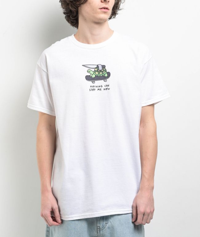 A.LAB Nothing Can Stop Me White T-Shirt - A.LAB