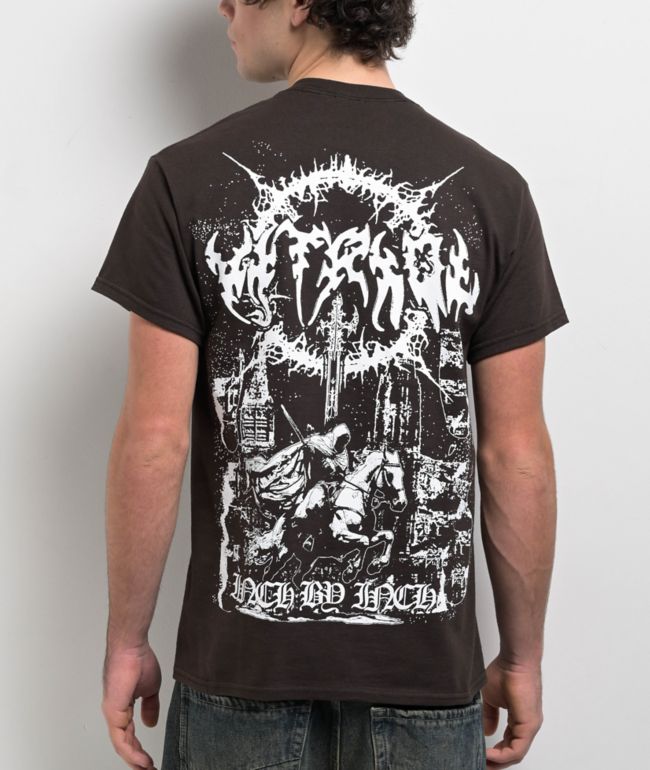 Brooklyn Projects Chromed Cross Black Wash T-Shirt | Zumiez