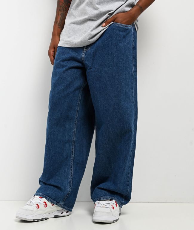 Empyre Wheelie Blue Ultra Wide Skate Jeans - Empyre