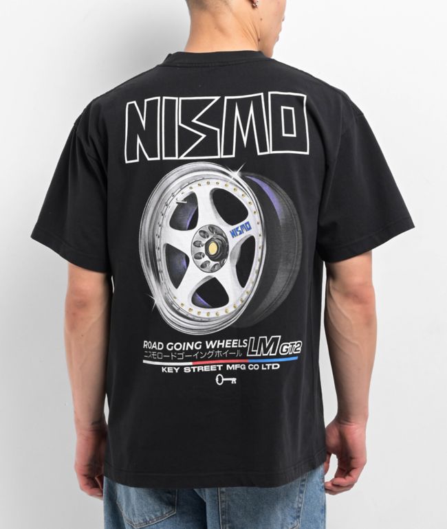 Key Street x NISMO Wheel Black T-Shirt - Key Street