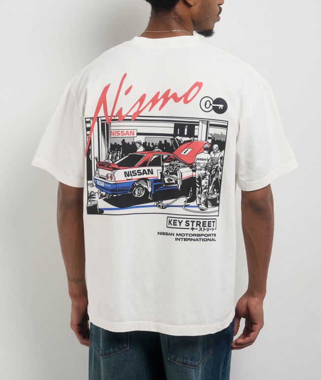 Key Street x NISMO Pit Crew White T-Shirt - Key Street