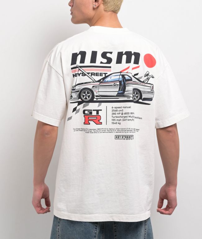 Key Street x NISMO GT-R White T-Shirt - Key Street