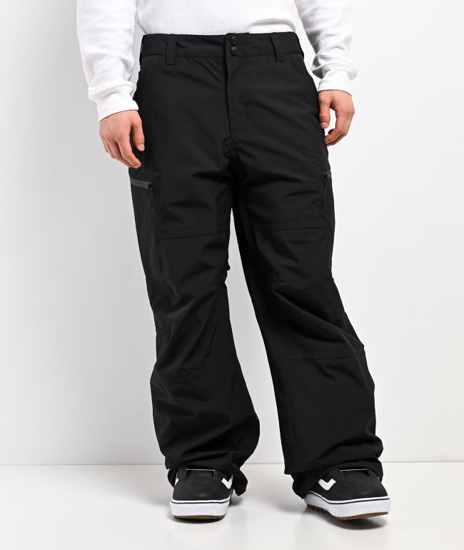 Dravus Cypress Black 15K Cargo Snowboard Pants - Dravus