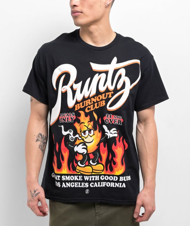 Runtz Burnout Black T-Shirt - Runtz