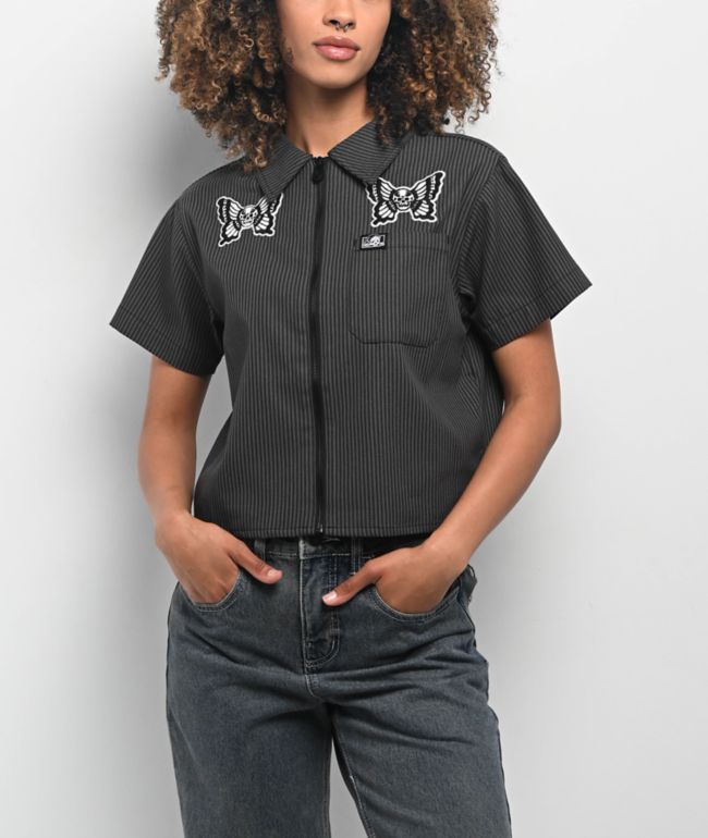 トップス Alma cachecoeur tops black andmary Alma cachecoeur tops black（andmary Alma cachecoeur