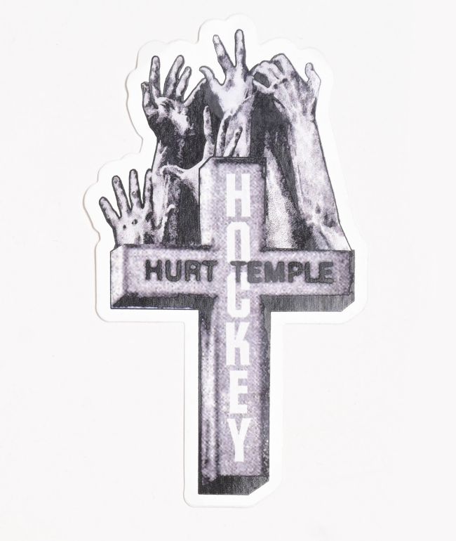 Hockey Hurt Temple Sticker - Hockey