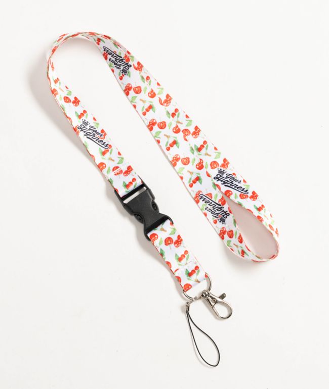 Your Highness Cherry Pie White Lanyard - Your Highness