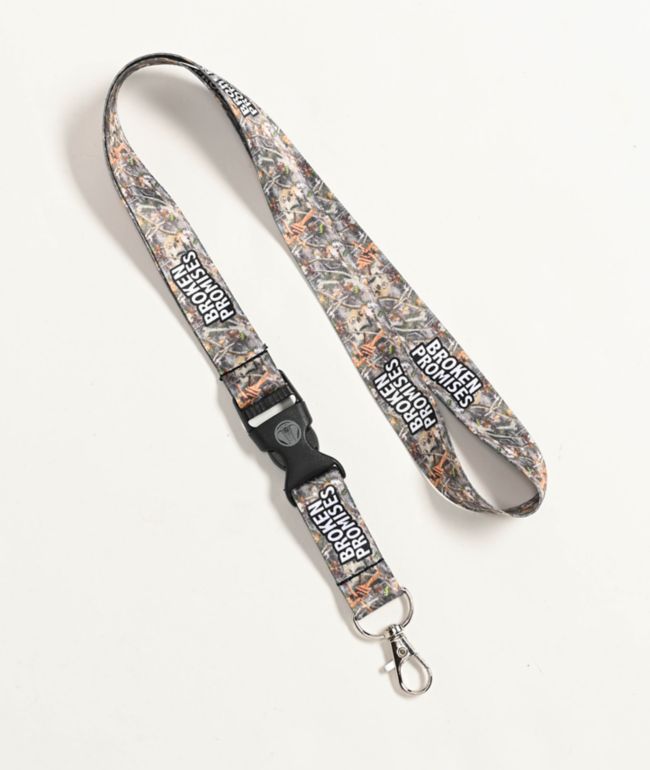 Broken Promises Haunted Woods Camo Lanyard - Broken Promises