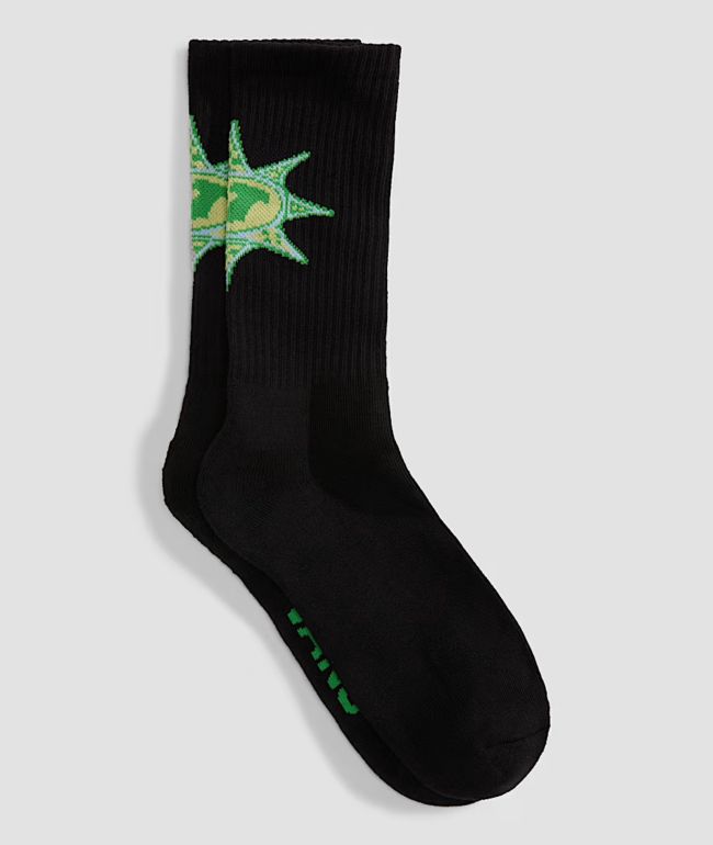 Vans Stowers Black Crew Socks - Vans