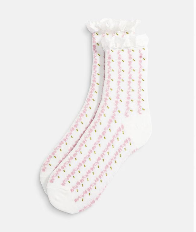 Vans Sereno Lace Off-White Crew Socks - Vans