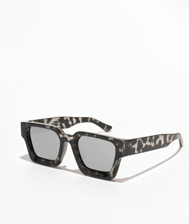 Petals & Peacocks Optimistics Black Mirror Tortoise Sunglasses - Petals and Peacocks