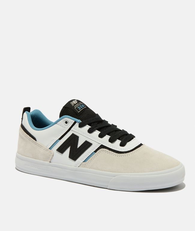 New Balance Numeric Jamie Foy 306 Grey & White Skate Shoes - New Balance