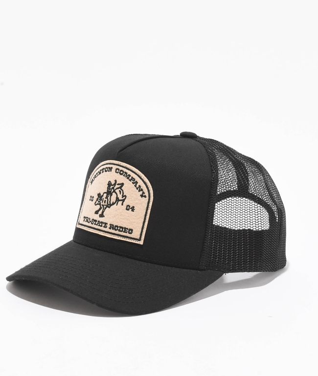 Brixton Darnforth Netplus® Black Trucker Hat - Brixton