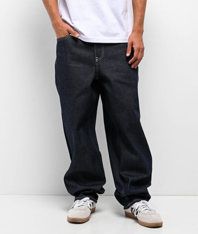 Empyre Raw Indigo Loose Fit Skate Jeans - Empyre