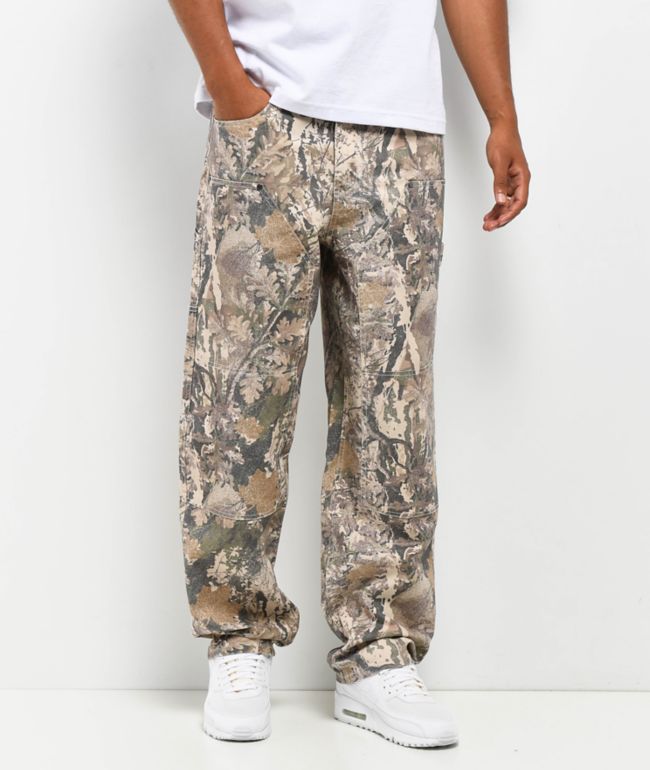 Ninth Hall Hammer Man Camo Loose Fit Carpenter Pants - Ninth Hall
