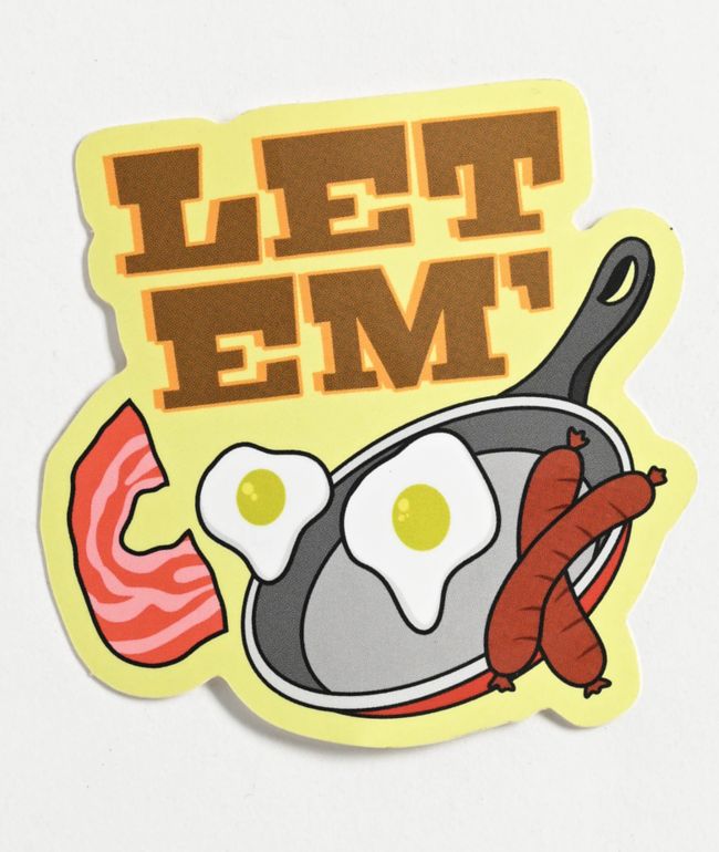 Petty Snacks Let Em Cook Sticker - Petty Snacks