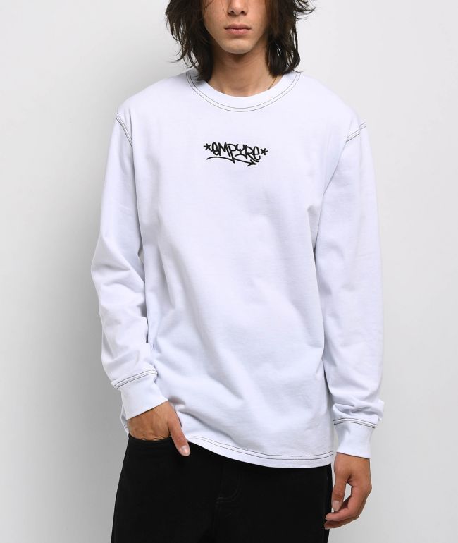 Empyre Sandbag White Long Sleeve T-Shirt - Empyre