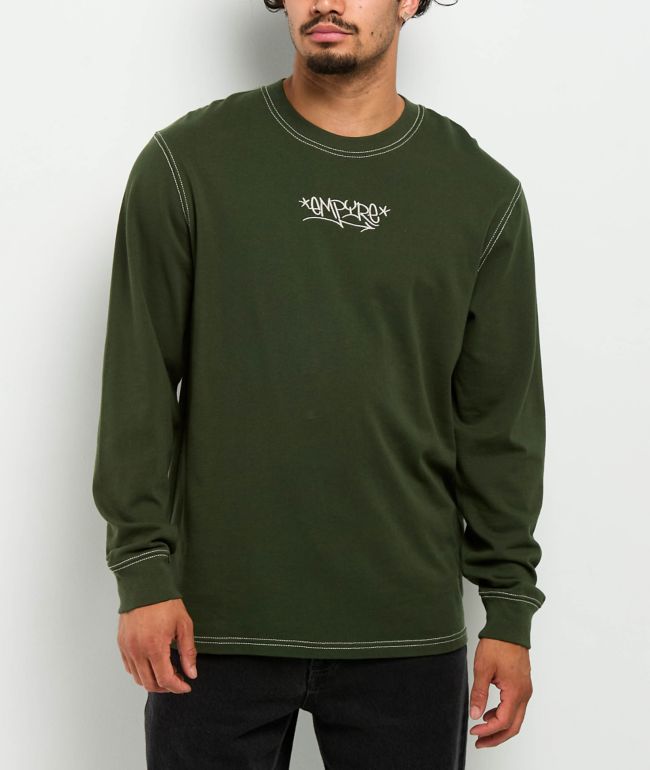 Empyre Sandbag Green Long Sleeve T-Shirt - Empyre