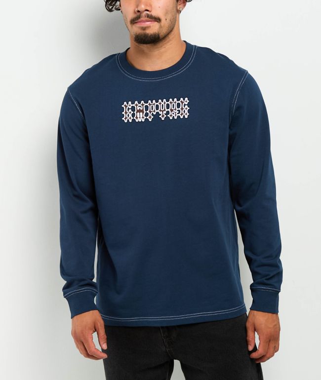 Empyre Cage Match Navy Long Sleeve T-Shirt - Empyre
