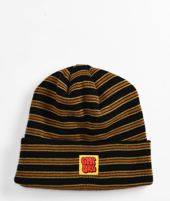 Empyre Burner Orange Stripe Skate Beanie - Empyre