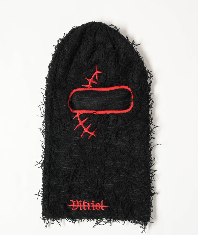 Vitriol Fuzzy Black Balaclava - Vitriol