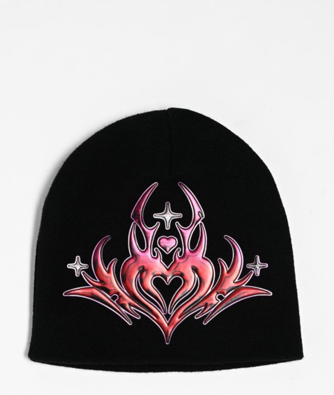 Vitriol Chrome Veil Black Beanie - Vitriol