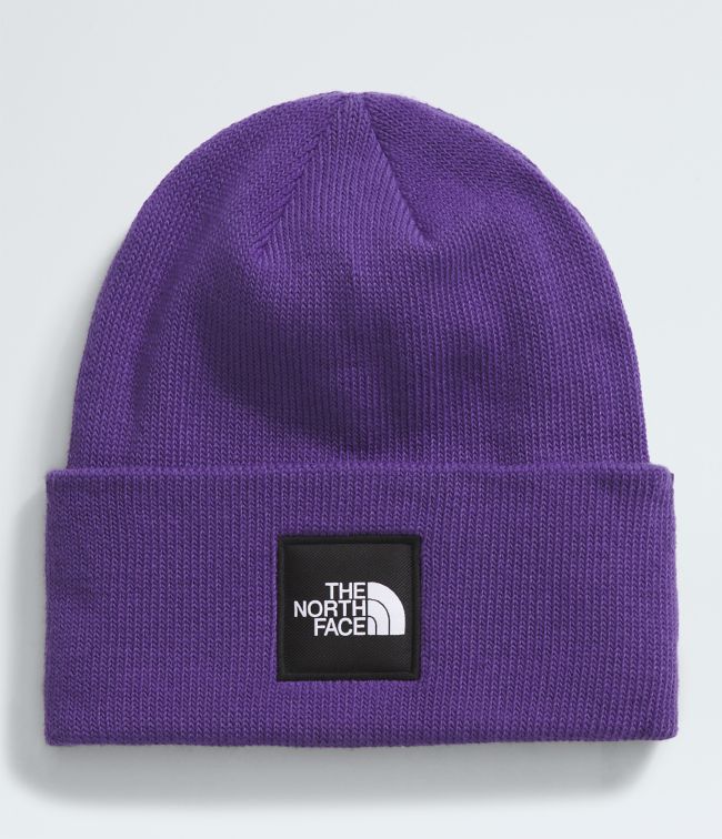 The North Face Big Box Peak Purple Beanie | Zumiez