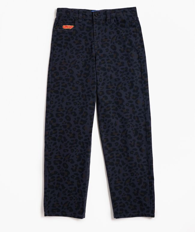 Empyre Kids Cheetah Black Loose Fit Canvas Skate Jeans - Empyre