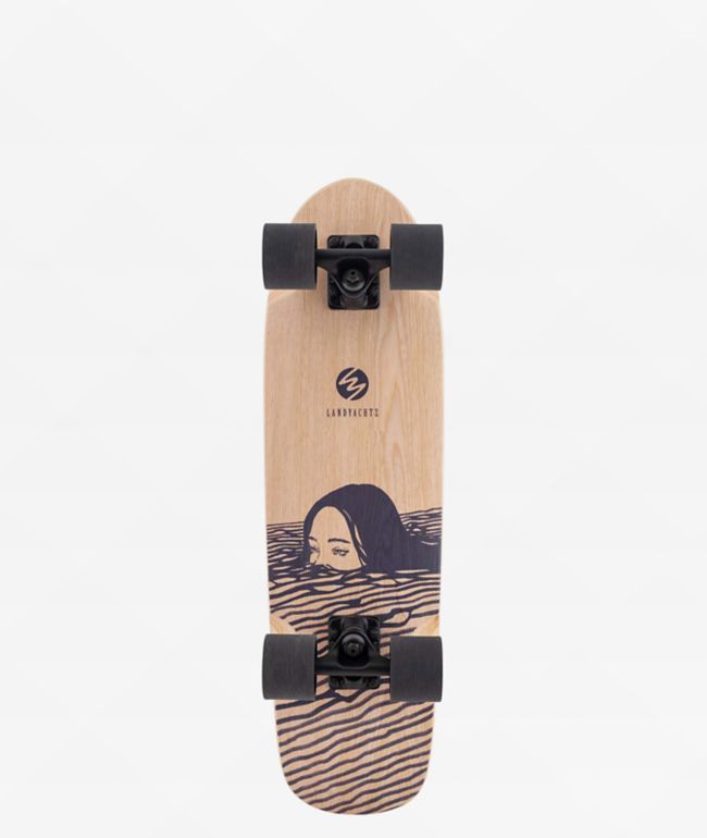 Landyachtz Dinghy Classic Fender Midnight Dip 28.5" Cruiser Longboard Complete - Landyachtz