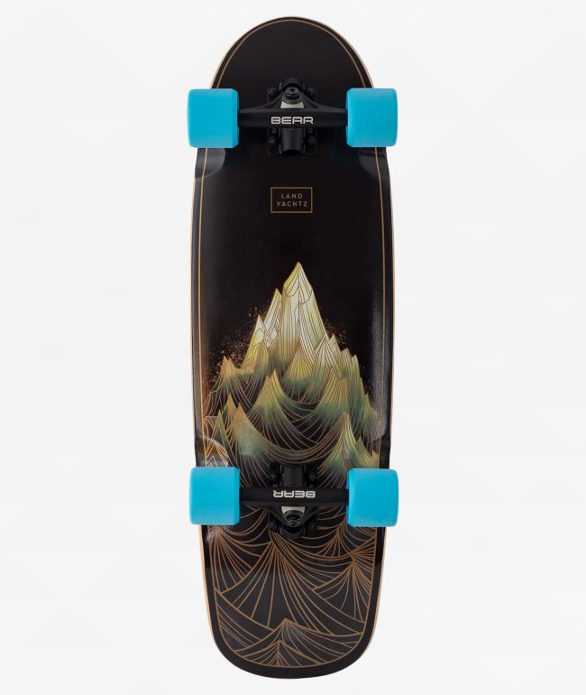 Landyachtz Tugboat UV Bengal Ultra-Carve 30" Cruiser Skateboard Complete - Landyachtz