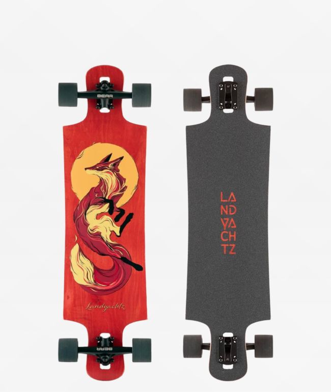 Landyachtz Drop Hammer Sun Fox 36.5" Drop-Through Longboard Complete - Landyachtz