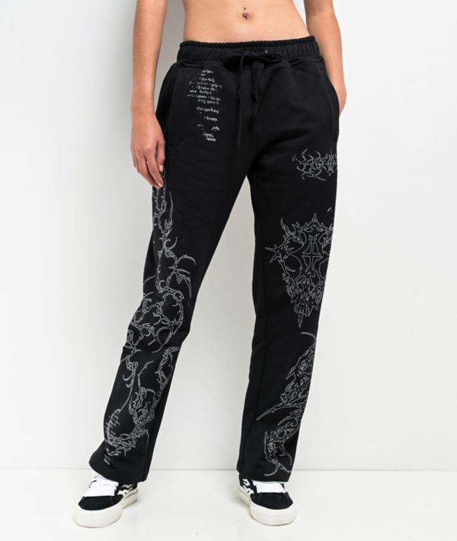 Insomnia Visuals Sigil Black Sweatpants - Insomnia Visuals