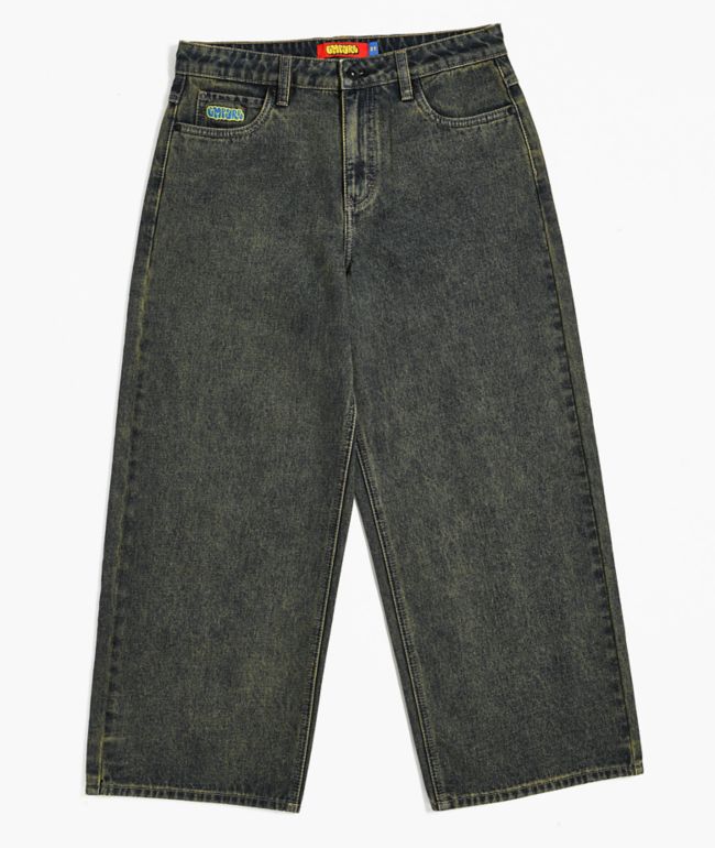 21-22 26.5センチEMPYRE Empyre Loiter Blue Slouchy Straight Leg