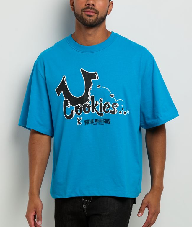 True Religion x Cookies Bite Shoe Blue T-Shirt - True Religion