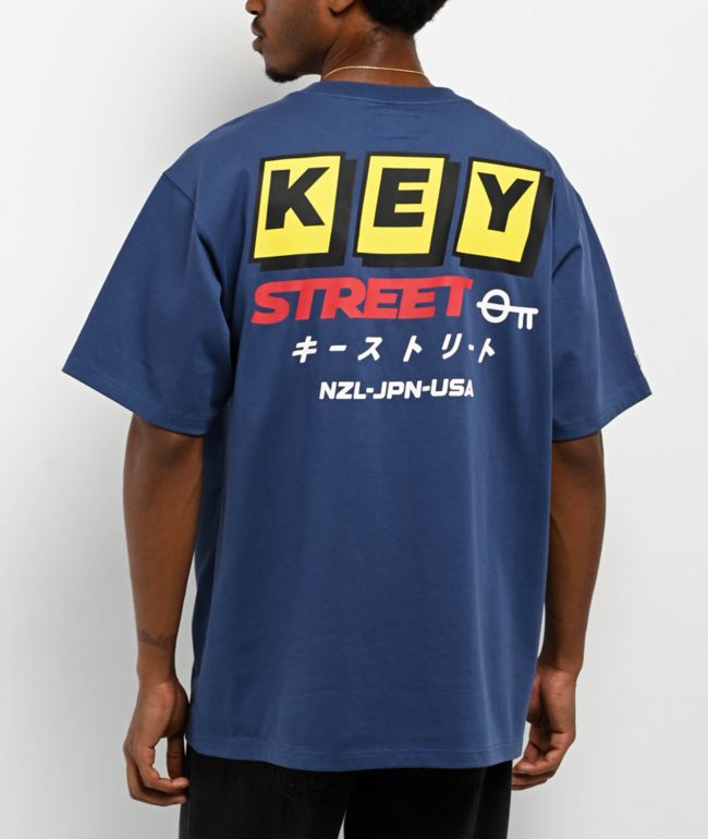 Key Street Navy Blue Pocket T-Shirt - Key Street
