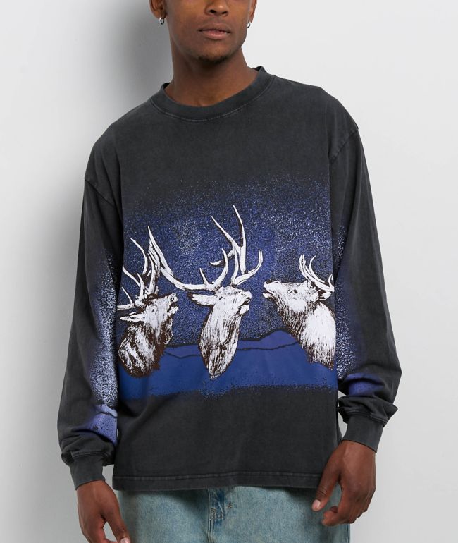 Dravus 100 Acre Wood Black Long Sleeve T-Shirt - Dravus
