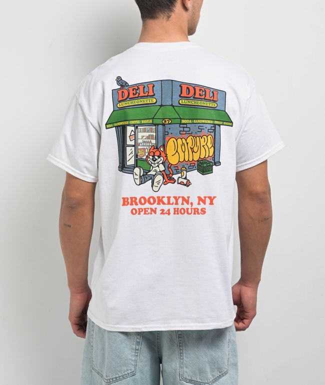 Empyre Bodega Cat White T-Shirt - Empyre
