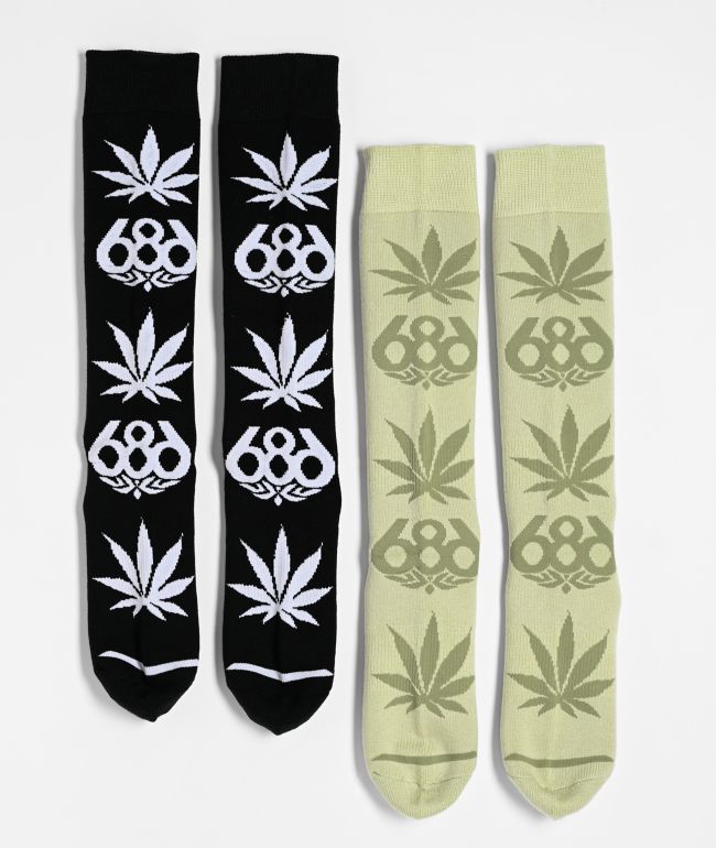 686 x HUF 2 Pack Snow Socks - 686