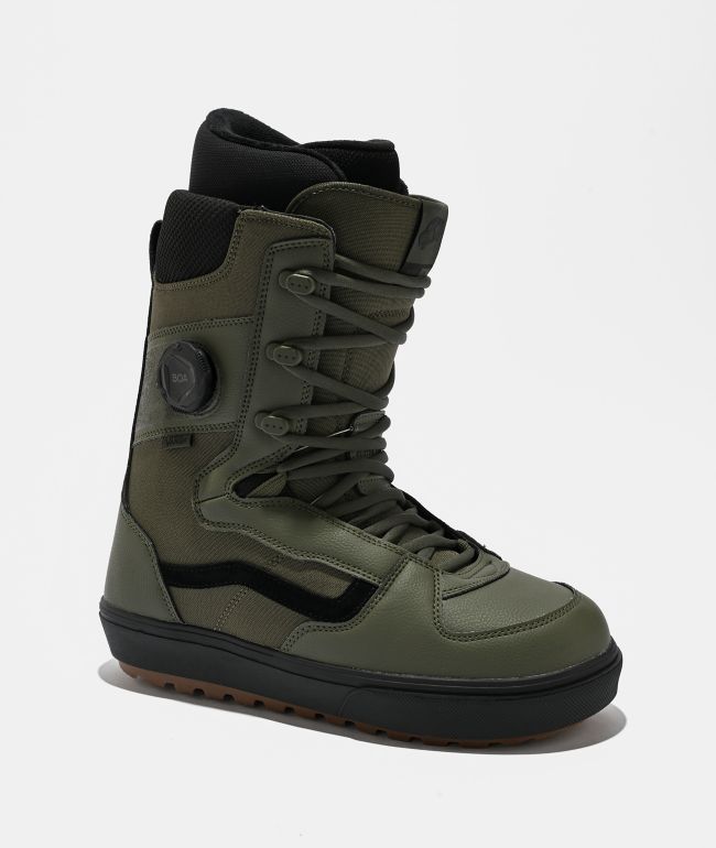 Vans Hi-Standard Pro Olive Grey Snowboard Boots 2026 | Zumiez