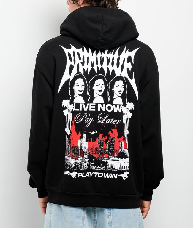 Primitive High Risk Black Heavyweight Hoodie - Primitive