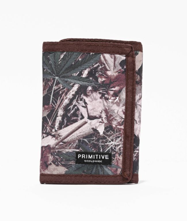Primitive Chiba Brown Trifold Wallet - Primitive