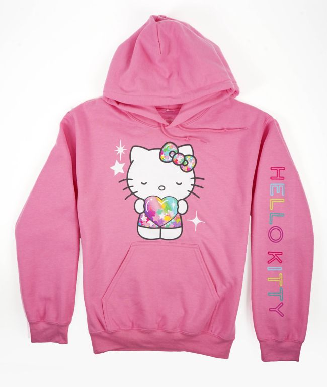 Hello Kitty Heart Pink Hoodie - Hello Kitty