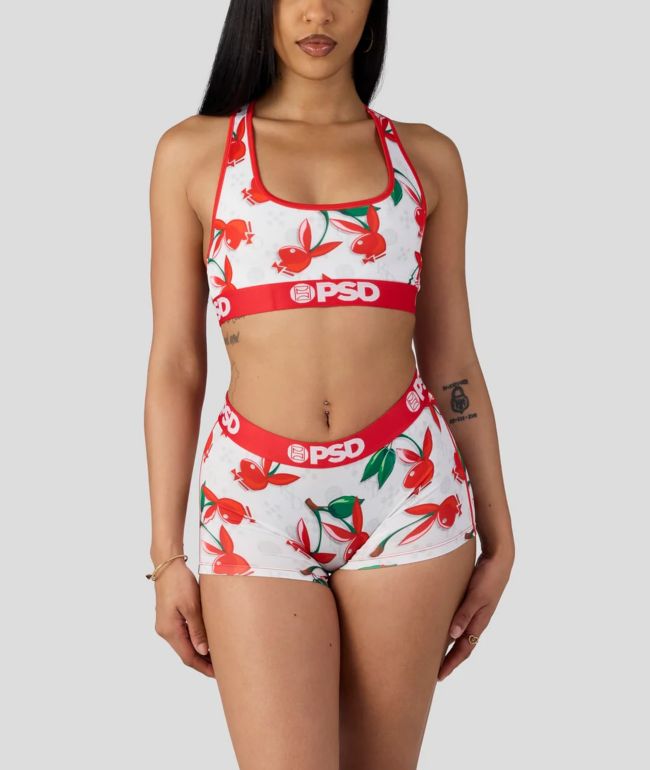 PSD x Playboy Cherry Lux Boyshort Underwear - PSD Underwear