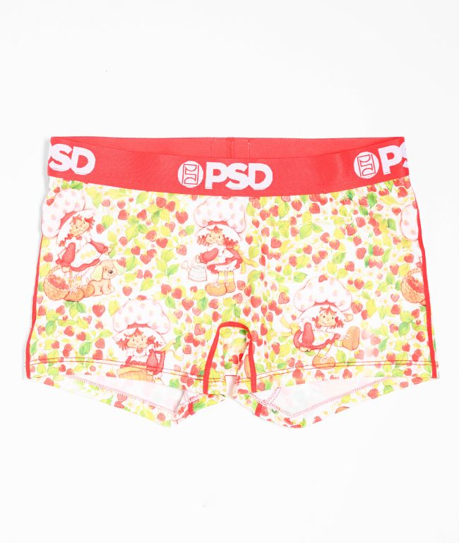 PSD x Strawberry Shortcake Berry Field Red Boyshort Underwear - PSD Underwear